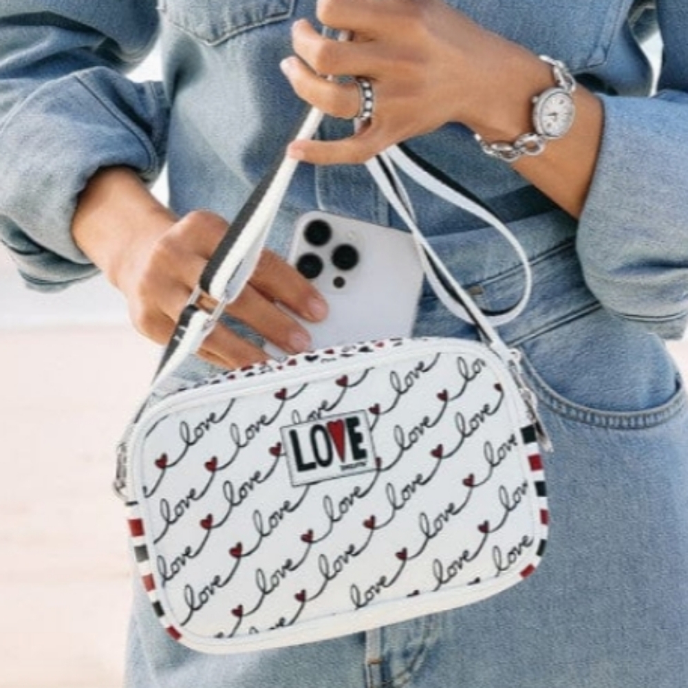 Sale! Love Scroll Cross Body Bag